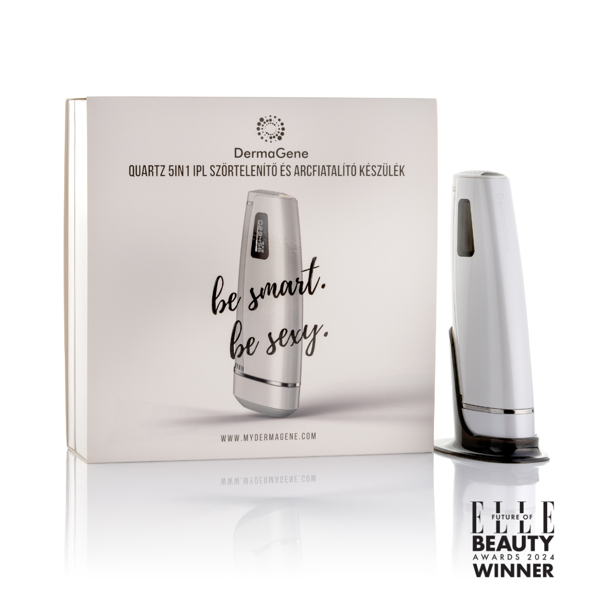 DermaGene® Quartz 5in1 IPL Végleges Szőrtelenítő Készülék Arcfiatalító, Pigmentfolt-Akne és Értágulat Kezelő Készülék