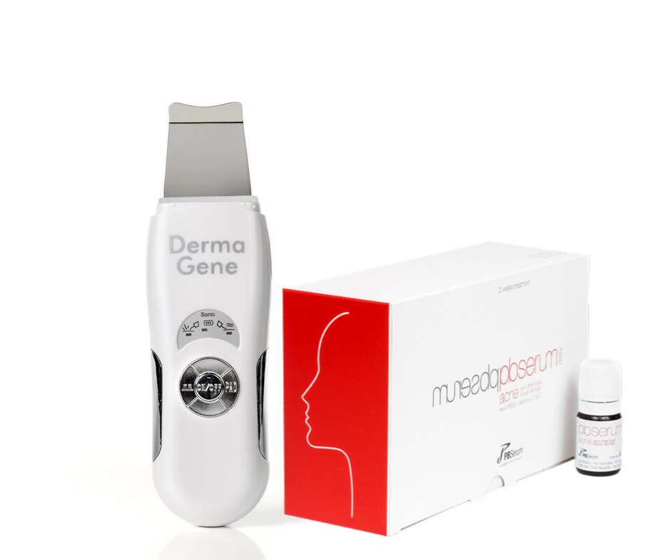 DermaGene Ultrahangos Peeling készülék csomagban PBSerum Acne DermaGene Ultrahangos Peeling készülék csomagban PBSerum Acne