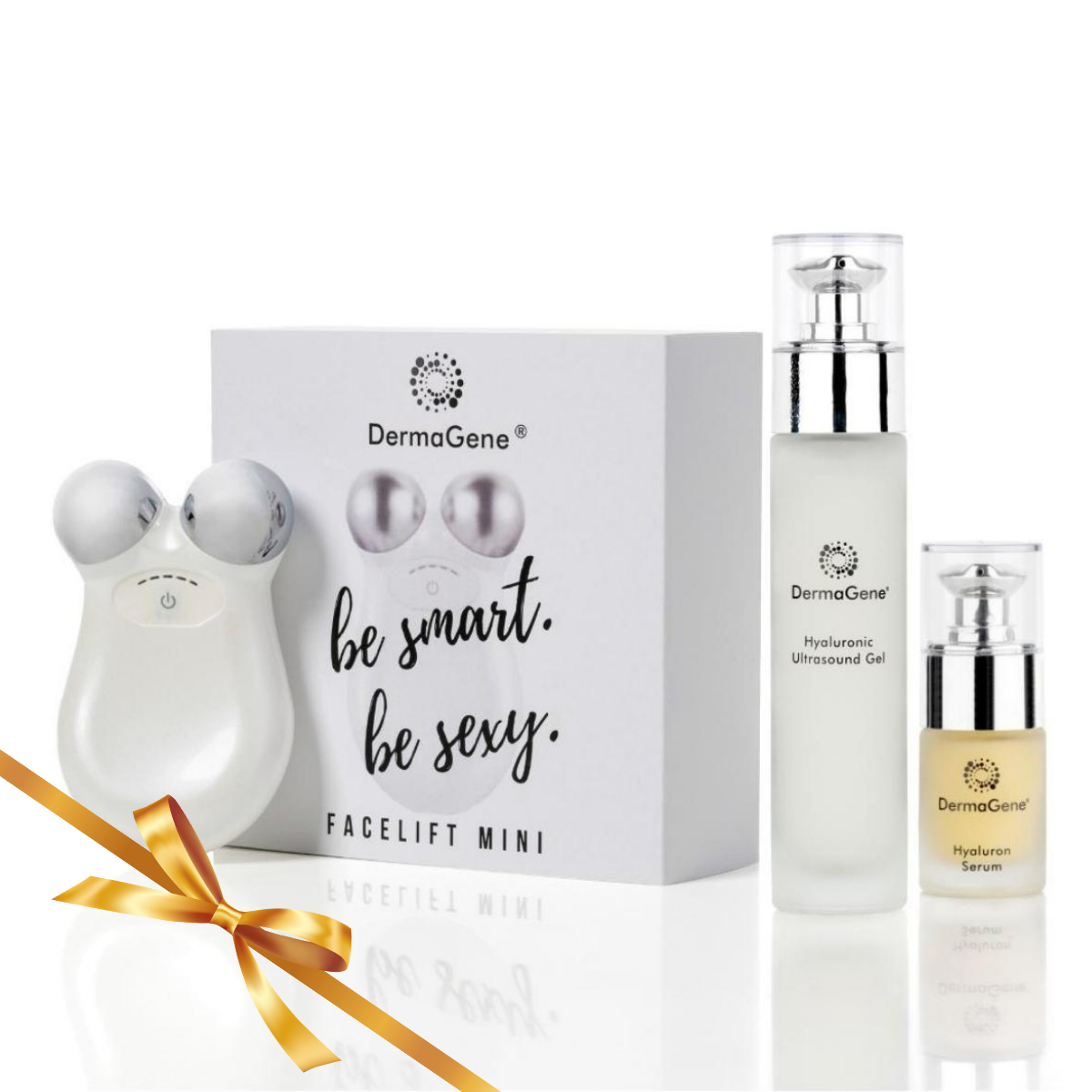 DermaGene® Facelift Mini Arclifting Gép Hialuronsavas Vezető Géllel és Szérummal - PRÉMIUM CSOMAG