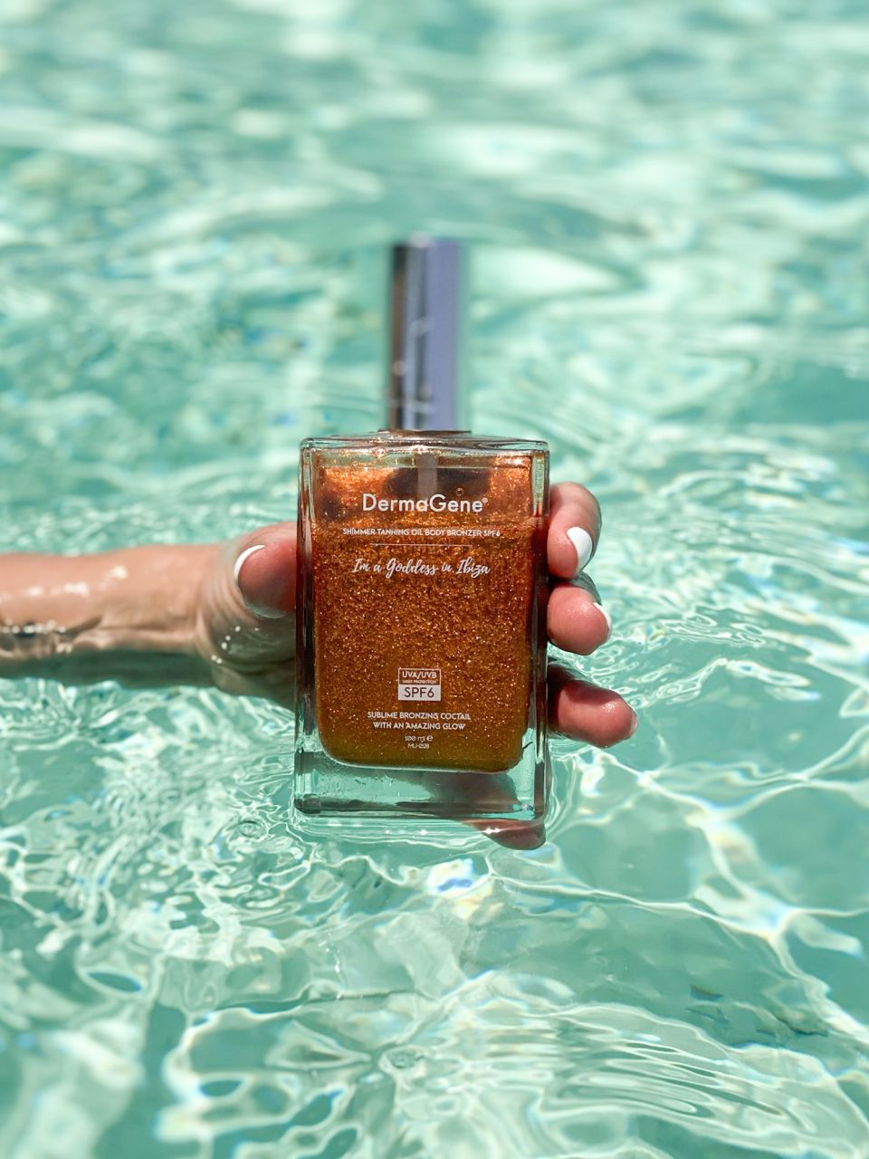 DermaGene® I'm a Goddess in Ibiza Glow Tanning Oil DermaGene® I'm a Goddess in Ibiza Glow Tanning Oil
