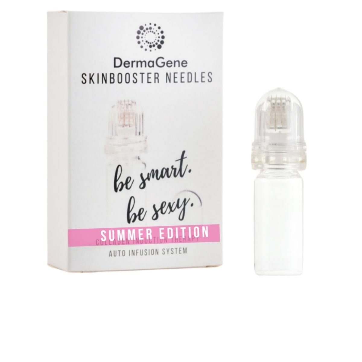 DermaGene® Skin BOOSTER NEEDLES Hatóanyag Bejuttató és Ránckezelő Arcroller - Summer Edition DermaGene® Skin BOOSTER NEEDLES Hatóanyag Bejuttató és Ránckezelő Arcroller - Summer Edition