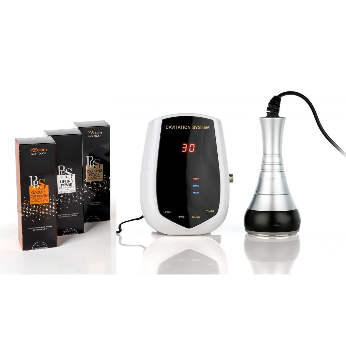 DermaGene® SalonPro Otthoni Kavitációs Alakformáló Gép CSOMAGBAN PBSerum Testkezelővel DermaGene® SalonPro Otthoni Kavitációs Alakformáló Gép CSOMAGBAN PBSerum Testkezelővel