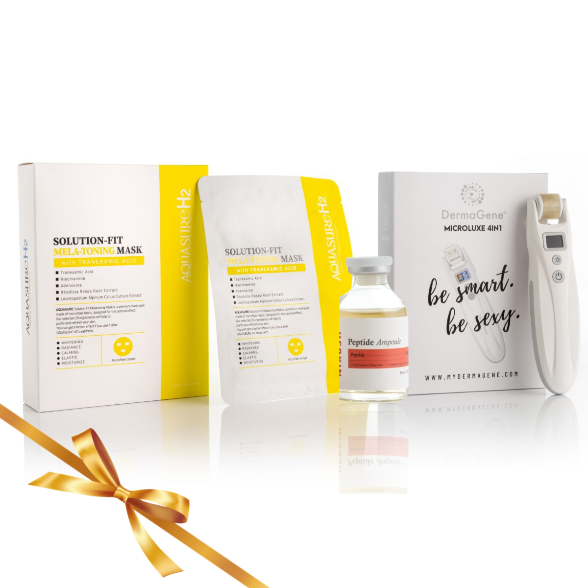 DermaGene® PDRN Skin Renewal Set - Bőrmegújító & pórusfinomító csomag dermarollerrel és PDRN-el