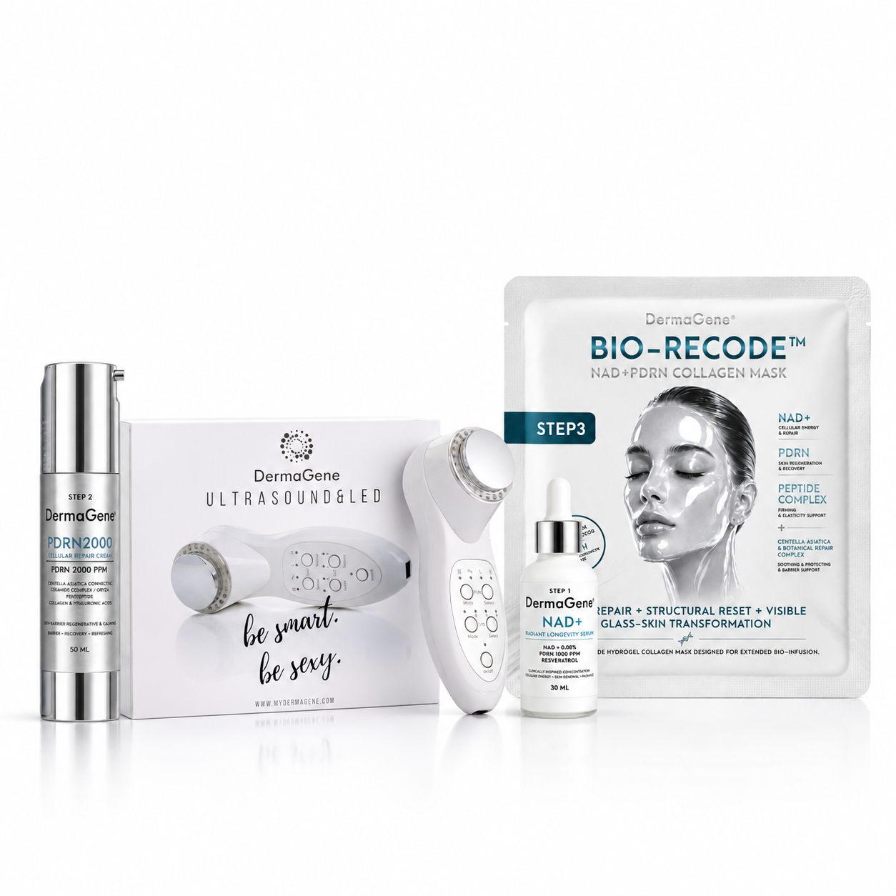 DermaGene® Ultrahangos Hatóanyagbevitel & Intenzív Barrier Recovery Ritual
